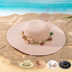 Summer New Beach Sun Protection Summer Hat Big Brim Straw Hat