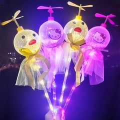 Neue Windmühle Cartoon Ball Luminous Magie Stick Geschenk Flash-Spielzeug