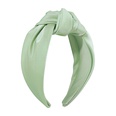Fashion Simple Solid Color WideBrimmed Fabric Knotted Hairband Womenpicture12
