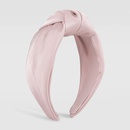 Fashion Simple Solid Color WideBrimmed Fabric Knotted Hairband Womenpicture10