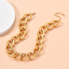 Women'S Retro Simple Style Geometric Alloy Necklace Splicing Copper Necklaces