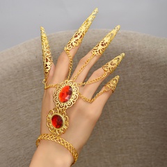 Women'S Retro Fashion Geometric Alloy Jewelry Inlaid Gemstone Artificial Gemstones Bracelets & Bangles