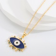 Novelty Design Alloy Moon Necklace Daily Electroplating Rhinestone Copper Necklaces 1 Piecepicture11