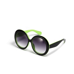 Unisex Mode Einfarbig Pc Runder Rahmen Sonnenbrille