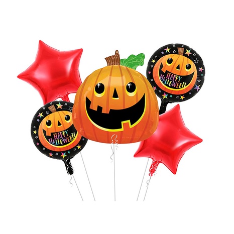 Halloween Pumpkin Star Aluminum Film Balloon Party Balloons's discount tags