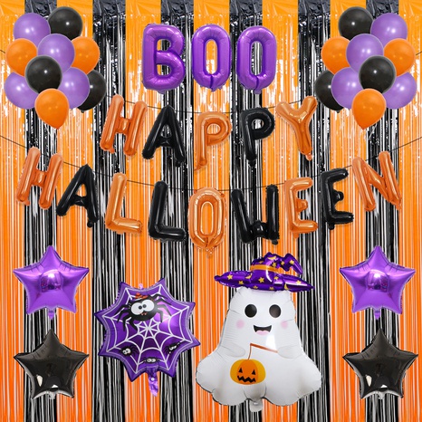 Halloween Halloween Pattern Aluminum Film Balloon Party Balloons's discount tags
