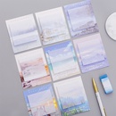 Abreibare HaftnotizenAufkleber mit kreativem Landschaftsdruckpicture8