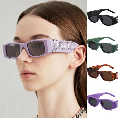 Unisex Punk Geometric Ac Square Sunglasses's discount tags