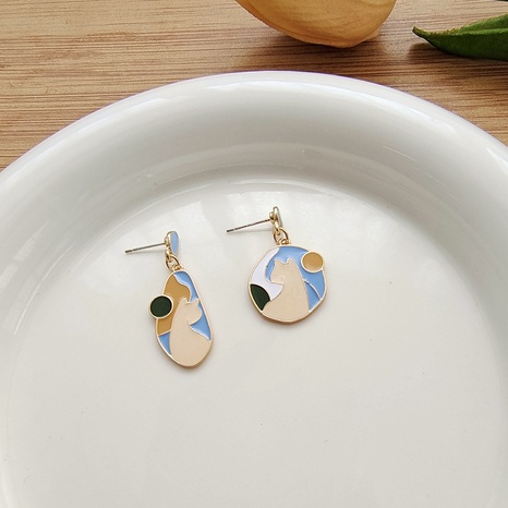 Cute Cat Alloy Plating Earrings's discount tags