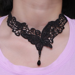Sexy Schmetterling Spitze Halsband 1 Stück