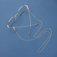 Fashion Solid Color Chain Glasses Chain