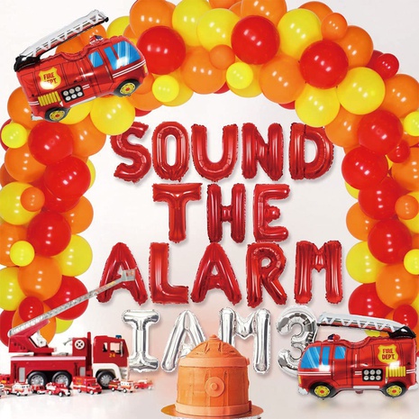Fire Truck Emulsion Party Balloon's discount tags
