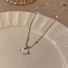 Simple Style Geometric Alloy opal Pendant Necklace