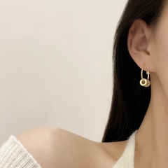 Fashion Geometric Alloy Irregular Alloy Earrings 1 Pair