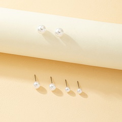 Einfacher Stil Perle Gemischte Materialien Ohrstecker