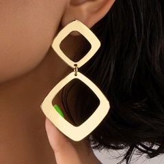 Simple Style Geometric Alloy Plating Earrings