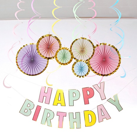 Letter Paper Birthday Flag's discount tags