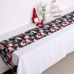 Cute cartoon cloth flamingo table flag festive decoration family decoration tablecloth