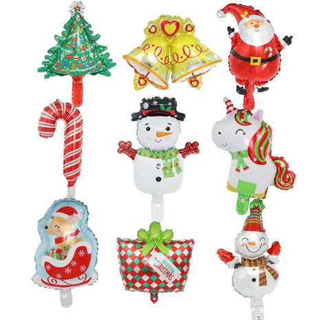 Christmas Tree Snowman Aluminum Film Party Balloon's discount tags