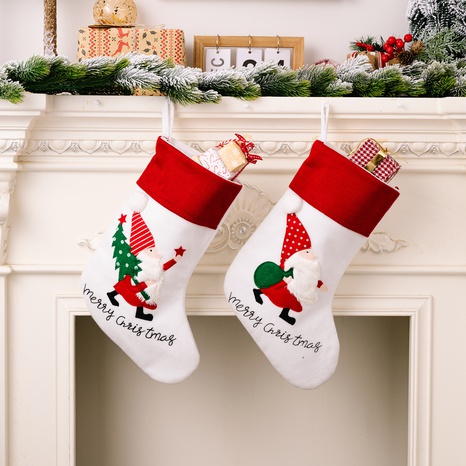 Christmas Santa Claus Cloth Party Hanging Ornaments's discount tags