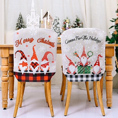 Christmas Santa Claus Letter Nonwoven Party Chair Cover's discount tags