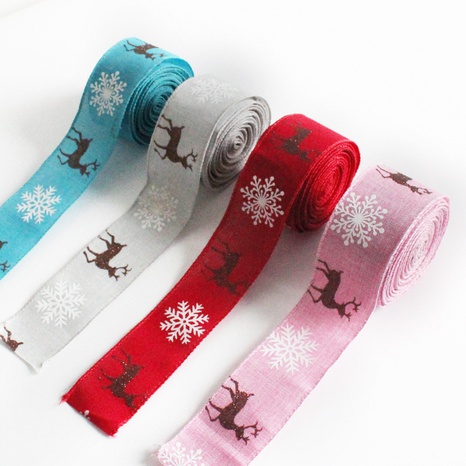 Weihnachten Schneeflocke Reh Tuch Gruppe Zubehör für Geschenkverpackungen's discount tags