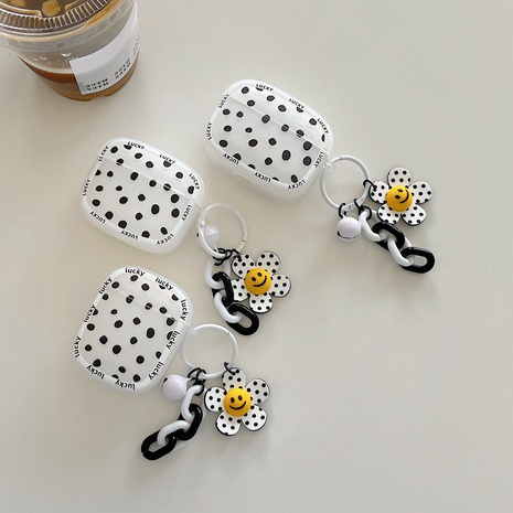 Cute polka dots pattern Airpods Headset Protective Cover's discount tags
