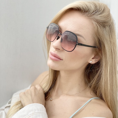 Women'S Simple Style Geometric Pc Round Frame Sunglasses's discount tags