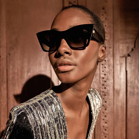 Women'S Fashion Geometric Cat Glasses Sunglasses's discount tags