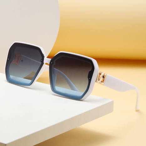 Frau Mode Geometrisch Pc Quadrat Sonnenbrille's discount tags