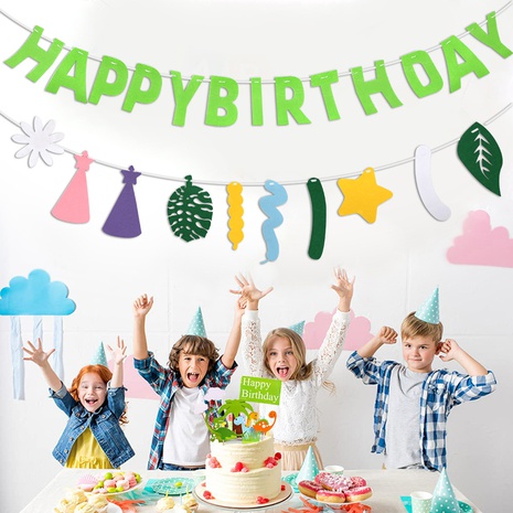 Birthday Letter Cloth Party Banner's discount tags
