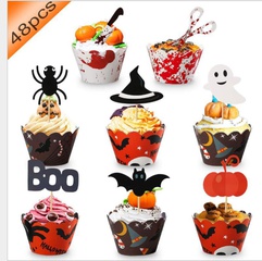 Halloween Spider Bat Ghost Paper Party Cake Decorating Supplies