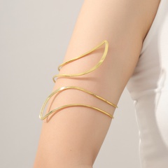 Fashion Geometric Alloy Bangle Armband