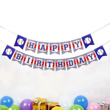 Birthday Letter Paper Party Flag's discount tags
