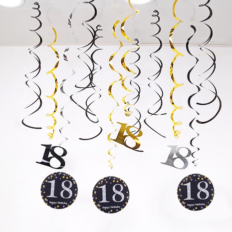 Birthday Number Paper Party Decorative Props's discount tags