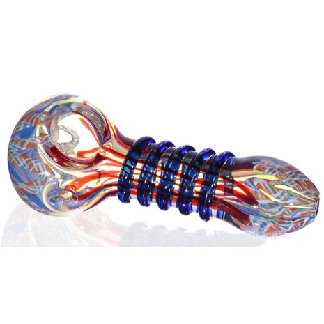 Coiled Glass Crafts Tobacco Pipe's discount tags