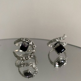 Einfacher Stil Koreanische Art Geometrisch Kupfer Ringe Knstliche Edelsteine Kupfer Ringepicture12