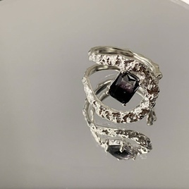 Einfacher Stil Koreanische Art Geometrisch Kupfer Ringe Knstliche Edelsteine Kupfer Ringepicture15