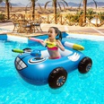 Neues aufblasbares Wasserstrahl auto PVC Kinder schwimm ring mit Wasser pistole Zugband Wasserspiel zeugpicture9