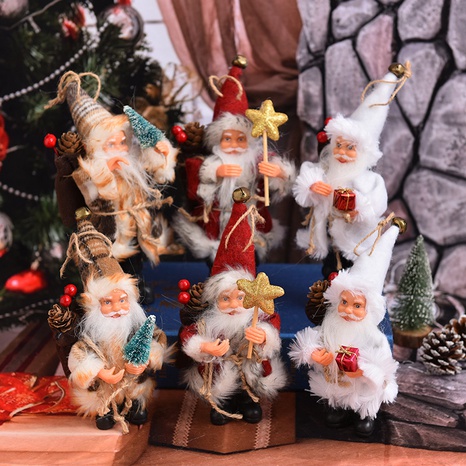Weihnachten Weihnachtsmann Tuch Gruppe Ornamente's discount tags