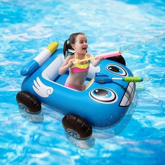 Neuer aufblasbarer Autos itz Kinder Wasserstrahl Schwimm ring Pool Wasserspiel pistole Spielzeug Wasser Feuerwehr auto