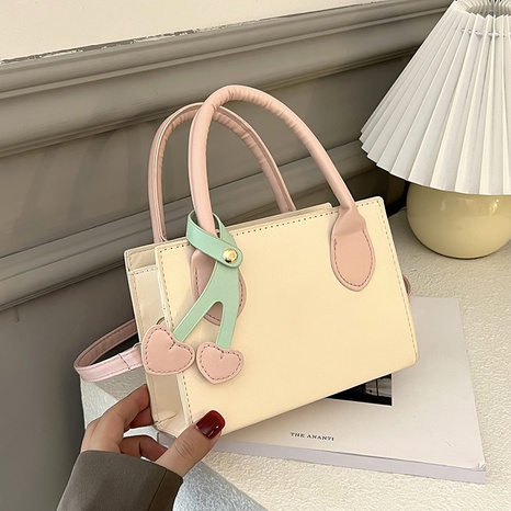 Fashion Geometric Heart Shape Soft Surface Square Zipper Handbag Crossbody Bag's discount tags