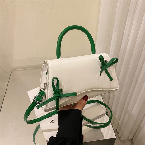 Fashion Geometric Bow Knot Square Buckle Handbag's discount tags