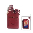 Fashion Solid Color Transparent Square Zipper Phone Walletpicture11