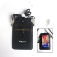 Fashion Solid Color Transparent Square Zipper Phone Walletpicture14