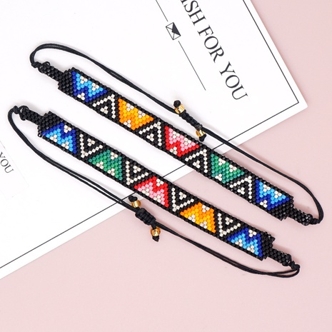 Bohemian Geometric Glass Splicing Bracelets's discount tags