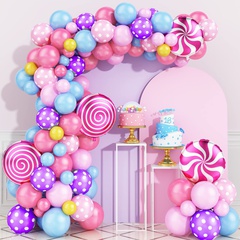 Colorful Polka Dots Candy Aluminum Film Party Balloon