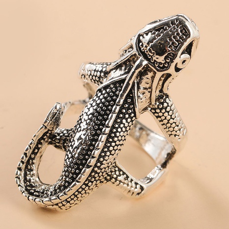 Retro Lizard Alloy Plating Rings's discount tags