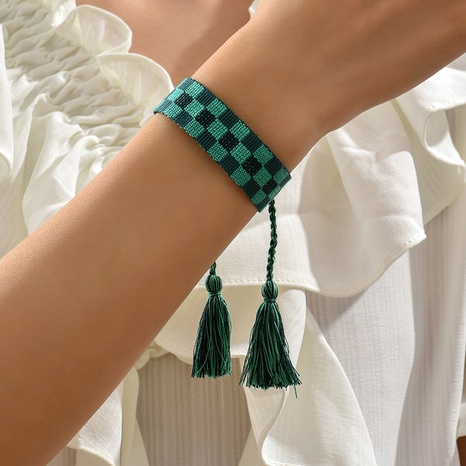 Simple Style Lattice rope Bracelets's discount tags