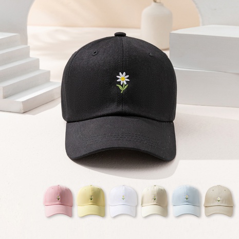 Women'S Cute Flower Embroidery Baseball Cap's discount tags